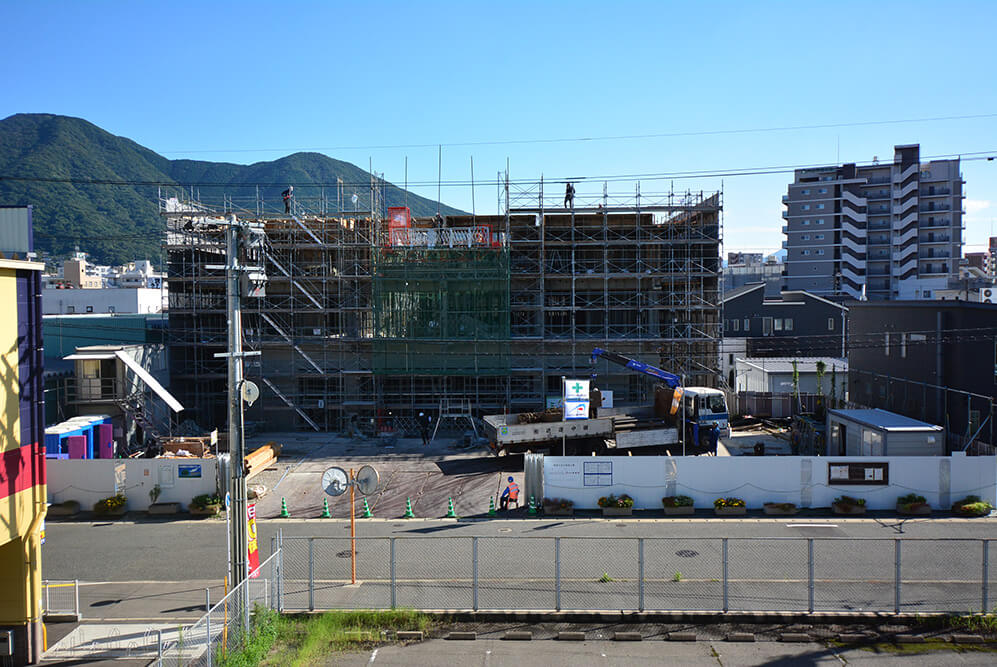 「希望のまち」新築工事 2025年10月24日の様子